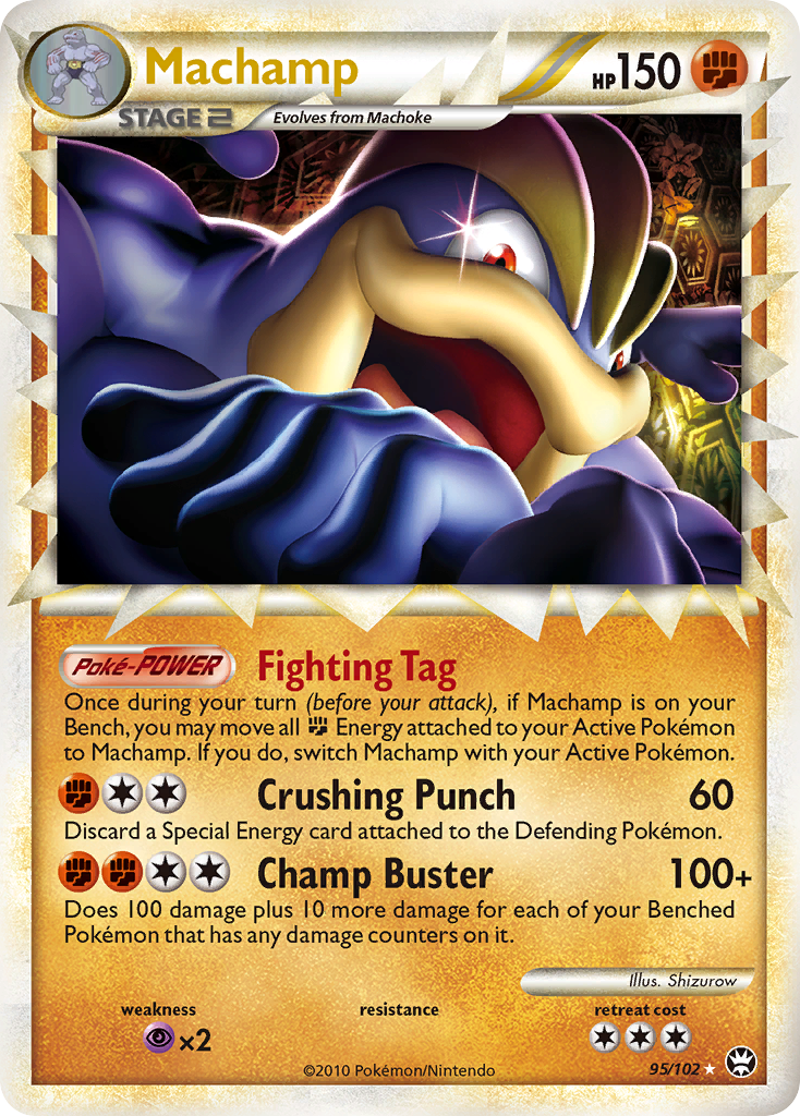 Machamp (95/102) [HeartGold & SoulSilver: Triumphant] | Total Play