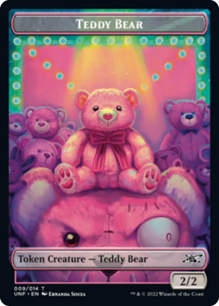 Teddy Bear // Balloon Double-Sided Token [Unfinity Tokens] | Total Play