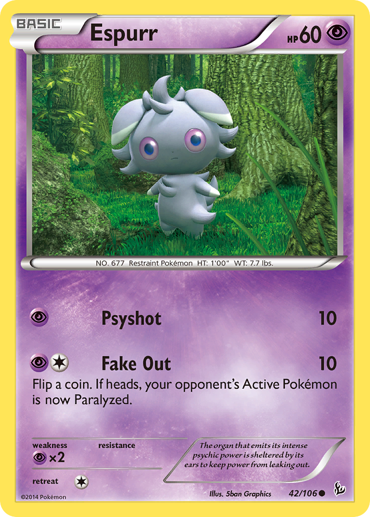 Espurr (42/106) [XY: Flashfire] | Total Play