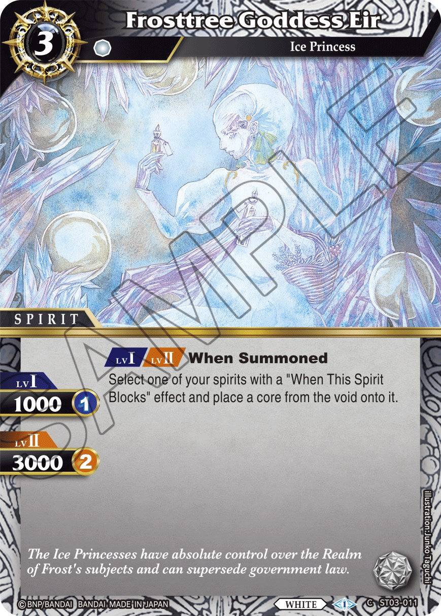 Frosttree Goddess Eir (ST03-011) [Starter Deck 03: Aegis of the Machine] | Total Play