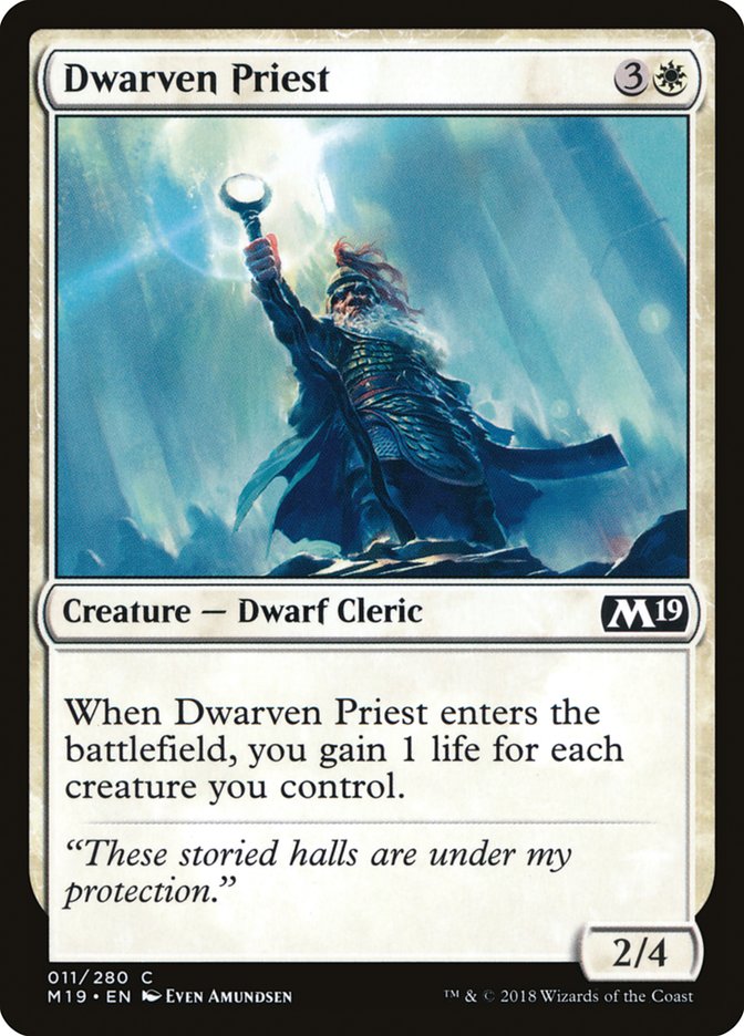 Dwarven Priest [Core Set 2019] | Total Play