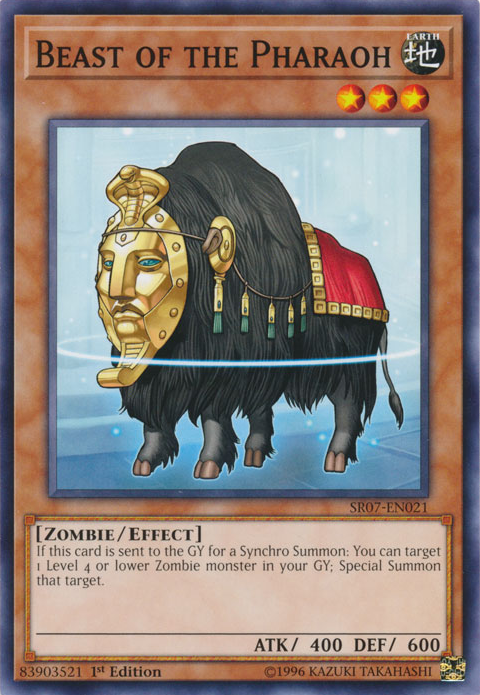 Beast of the Pharaoh [SR07-EN021] Common | Total Play