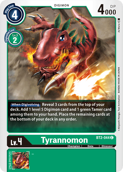 Tyrannomon [BT2-044] [Release Special Booster Ver.1.0] | Total Play