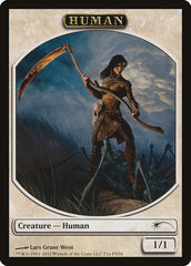 Human // Wolf Double-Sided Token [Friday Night Magic 2012] | Total Play