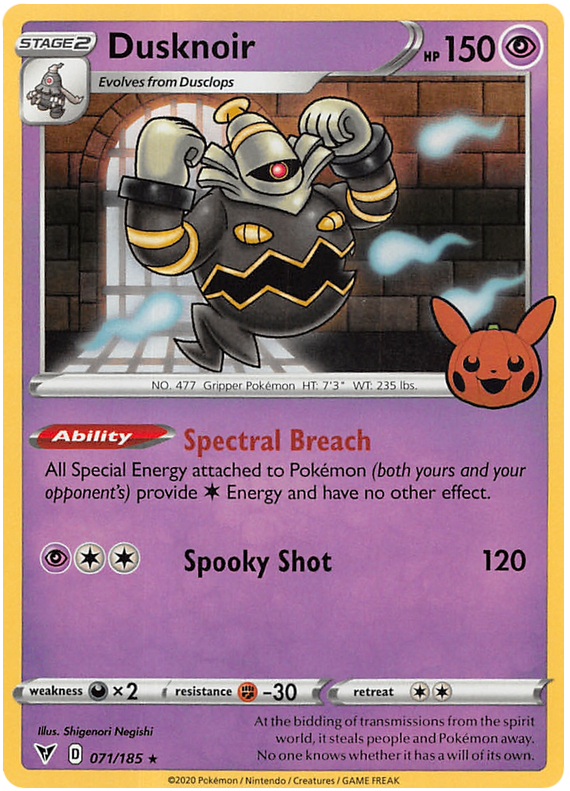 Dusknoir (071/185) [Trick or Trade 2023] | Total Play