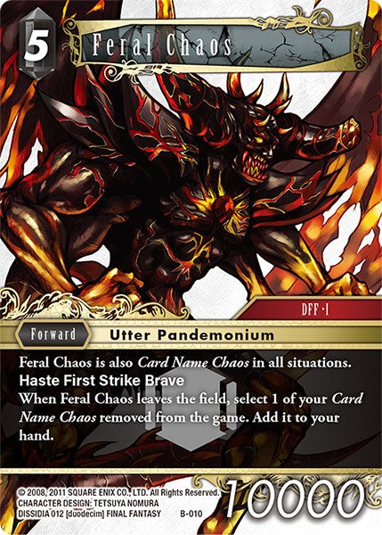 Feral Chaos [Boss Deck: Chaos] | Total Play