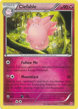 Clefable (16/30) [XY: Trainer Kit 1 - Wigglytuff] | Total Play
