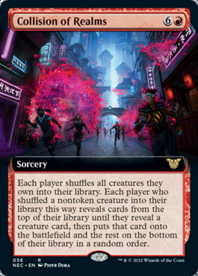 Collision of Realms (Extended Art) [Kamigawa: Neon Dynasty Commander] | Total Play