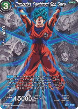 Comrades Combined Son Goku (Alternate Art) (EX01-01) [Special Anniversary Set 2020] | Total Play