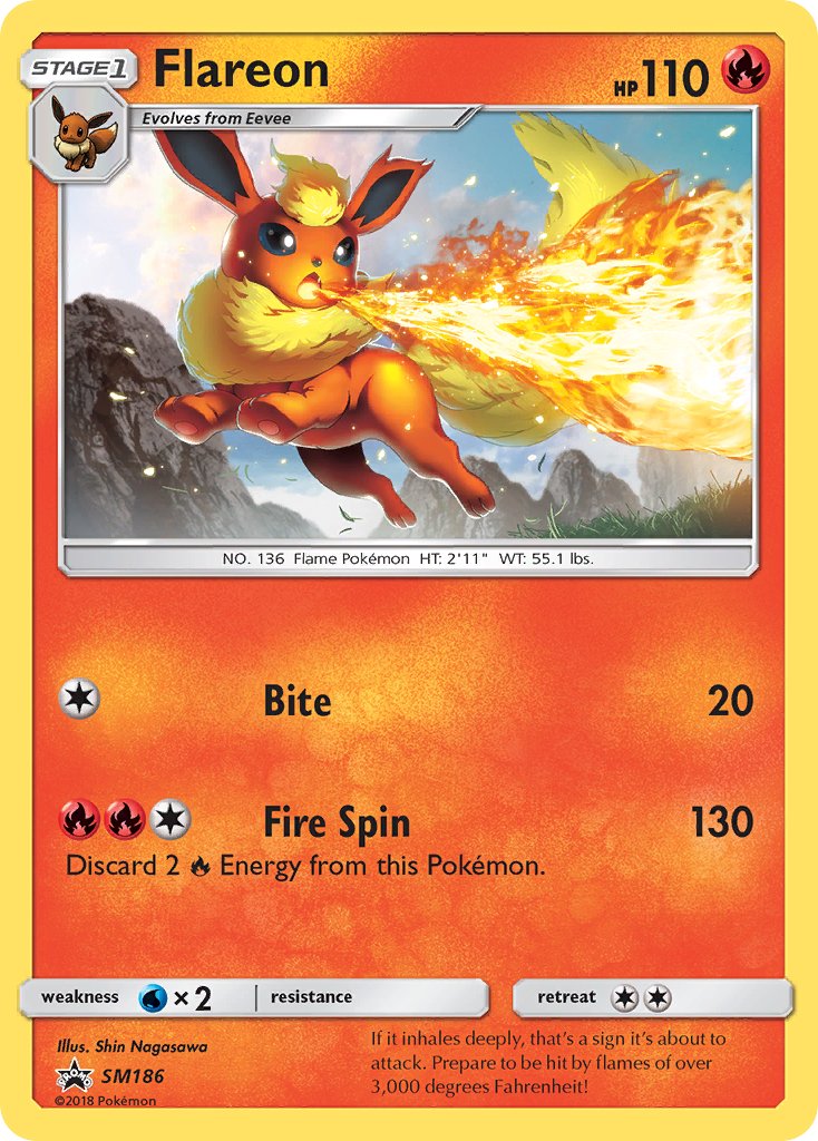 Flareon (SM186) [Sun & Moon: Black Star Promos] | Total Play