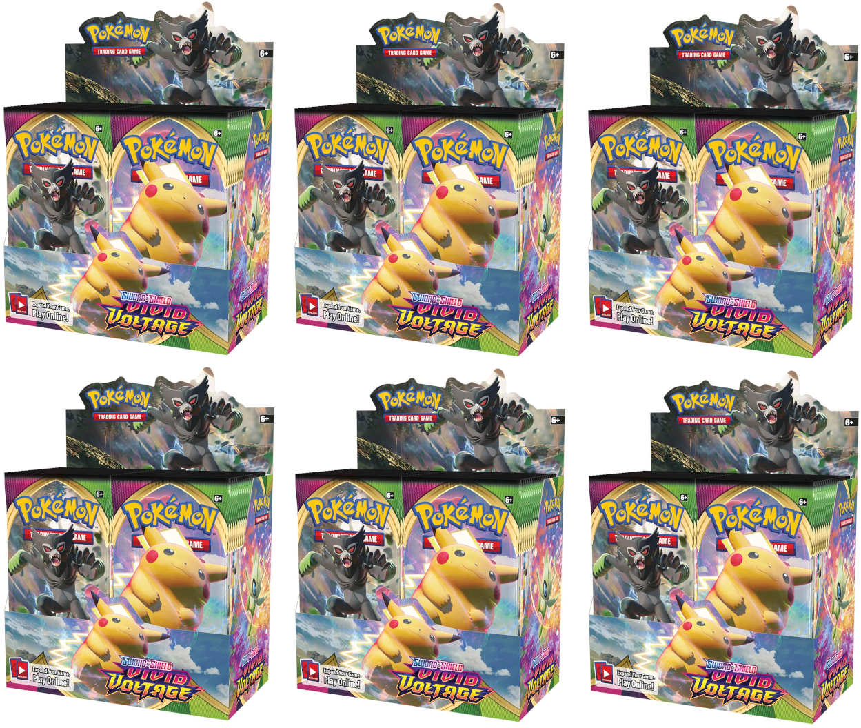 Sword & Shield: Vivid Voltage - Booster Box Case | Total Play