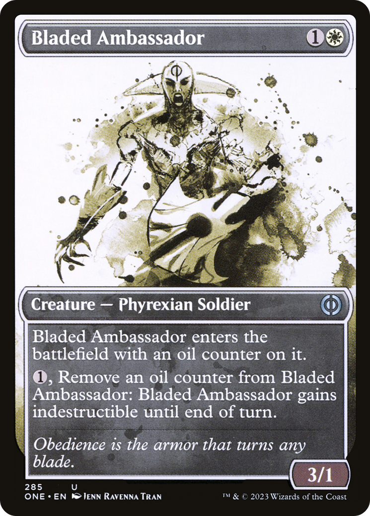 Bladed Ambassador (Showcase Ichor) [Phyrexia: All Will Be One] | Total Play