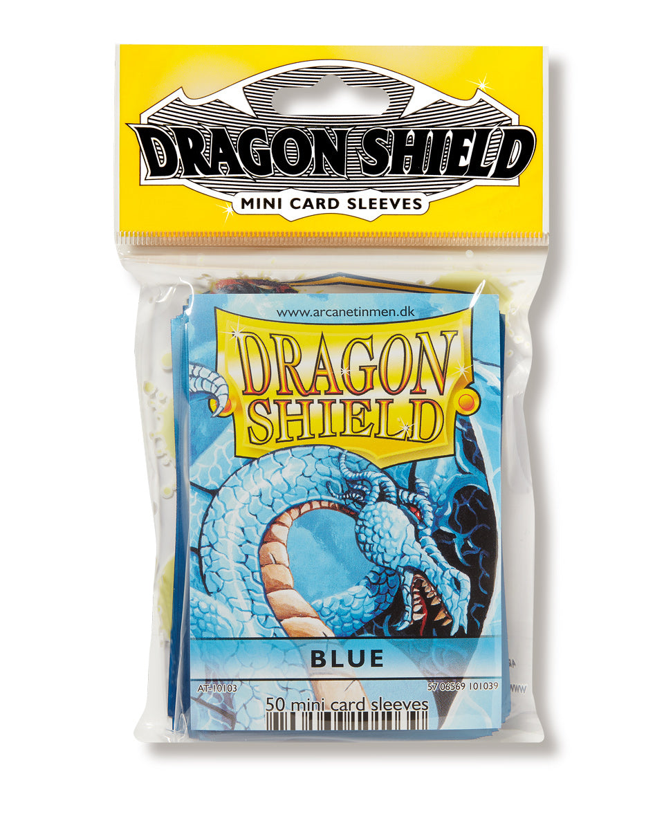 Dragon Shield: Japanese Size 50ct Sleeves - Blue (Classic) | Total Play