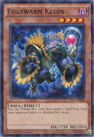 Evilswarm Ketos [BP03-EN098] Shatterfoil Rare | Total Play