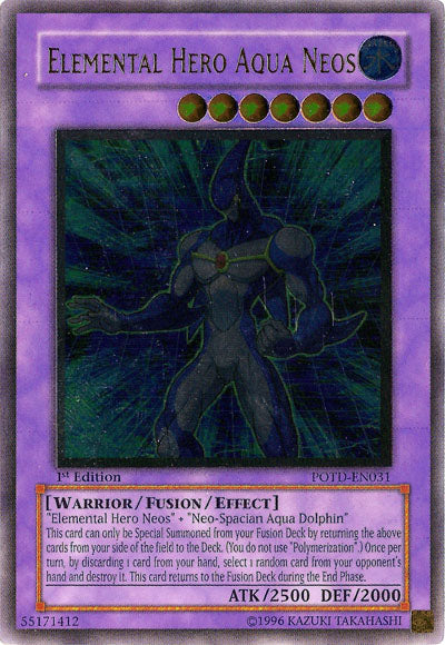 Elemental Hero Aqua Neos [POTD-EN031] Ultimate Rare | Total Play