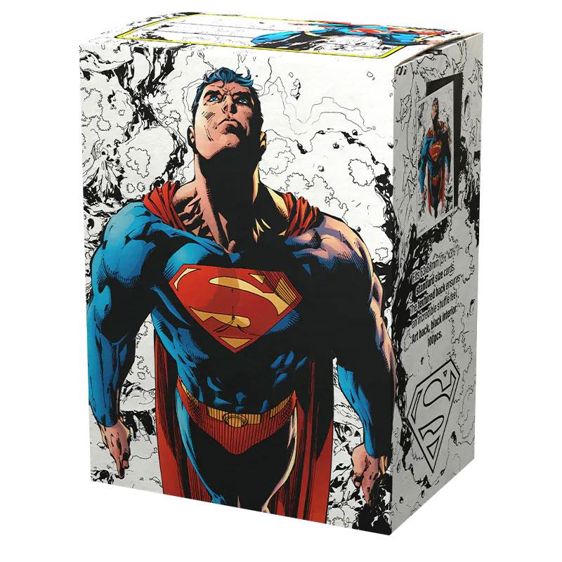 Dragon Shield: Standard 100ct Art Sleeves - Superman Core Full Art (Dual Matte) | Total Play