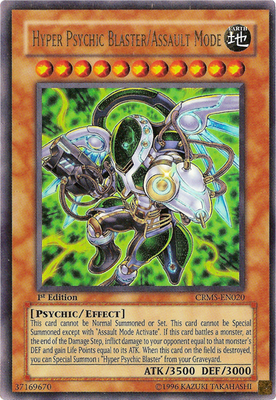 Hyper Psychic Blaster/Assault Mode [CRMS-EN020] Ultra Rare | Total Play