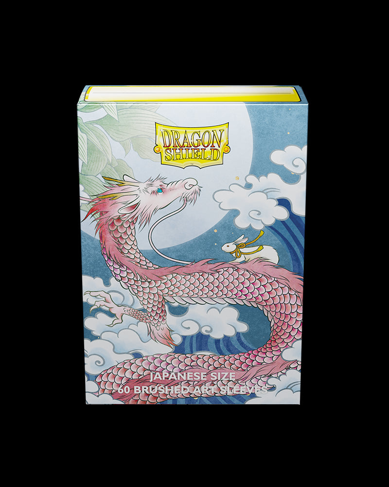 Dragon Shield: Japanese Size 60ct Brushed Art Sleeves - Water Rabbit (2023) | Total Play