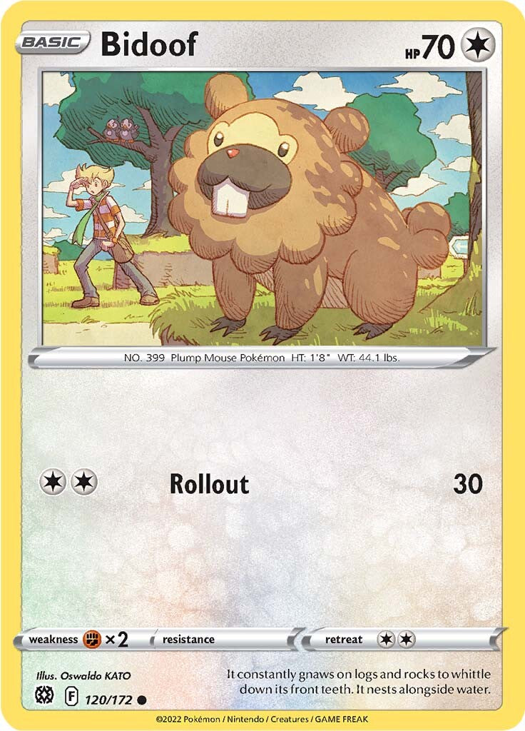 Bidoof (120/172) [Sword & Shield: Brilliant Stars] | Total Play