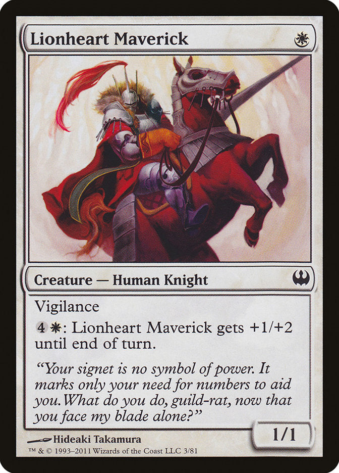 Lionheart Maverick [Duel Decks: Knights vs. Dragons] | Total Play