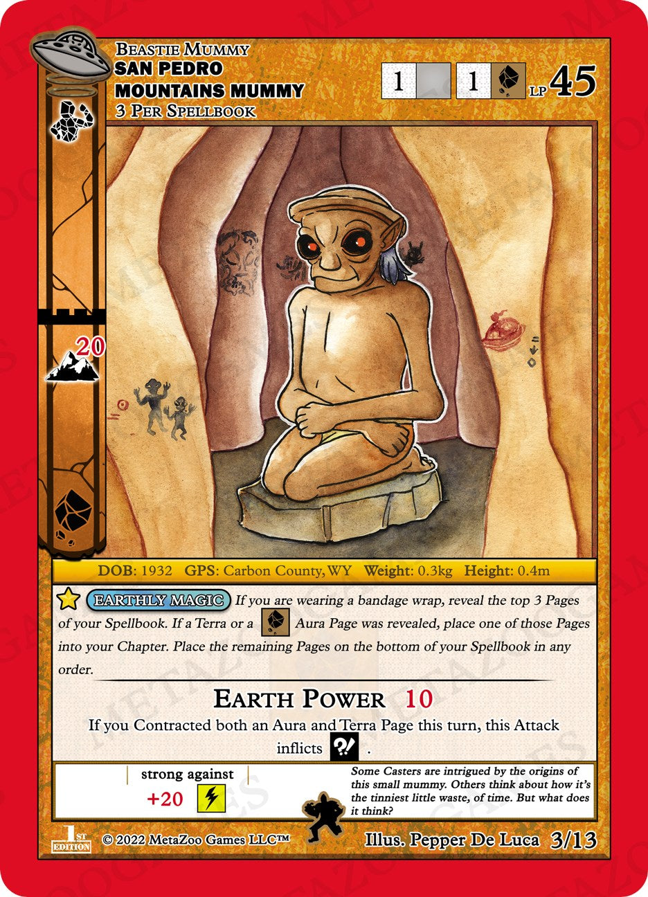 San Pedro Mountains Mummy [Cryptid Nation: UFO First Edition Tribal Theme Decks] | Total Play