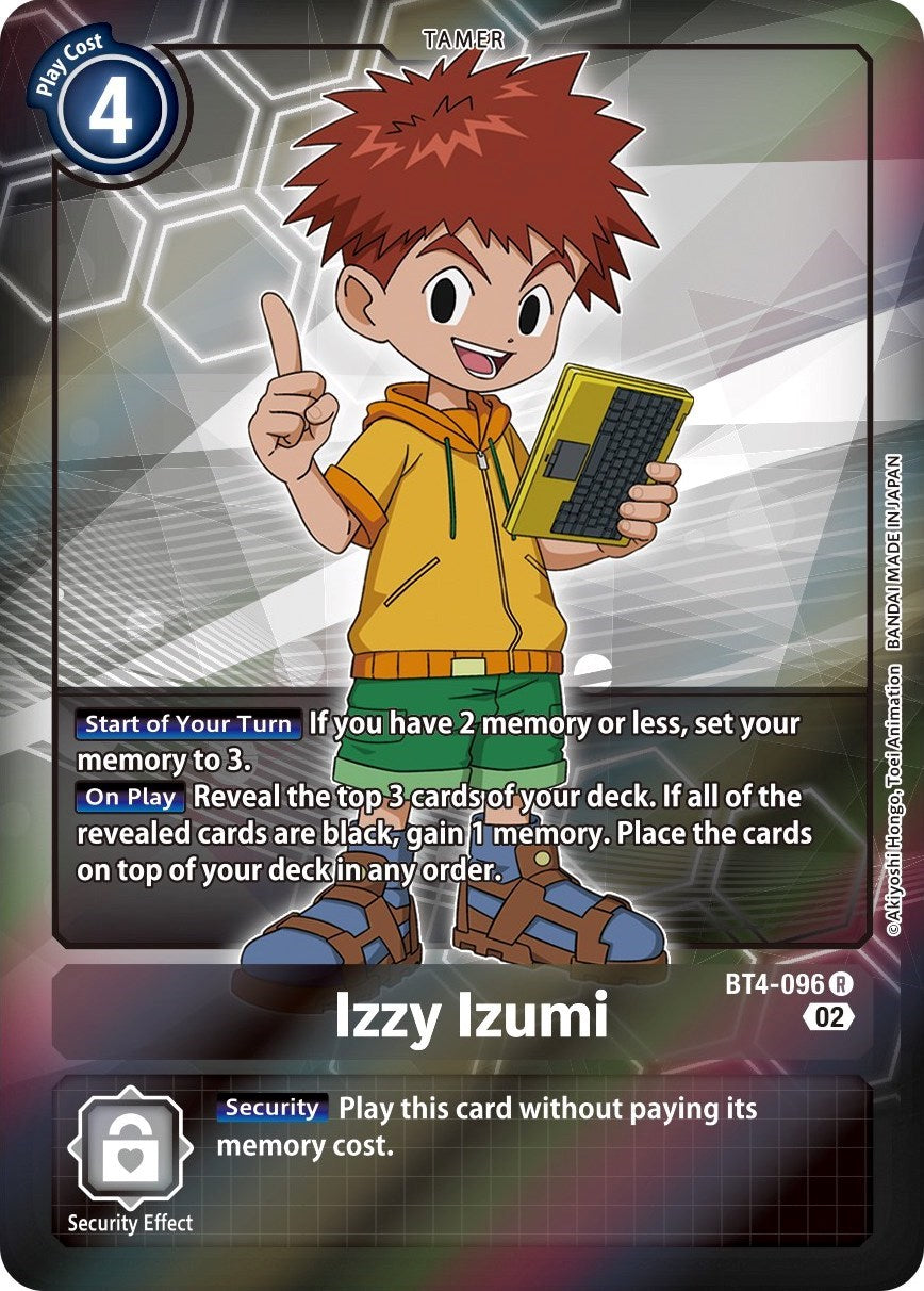 Izzy Izumi [BT4-096] (Alternate Art) [Starter Deck: Ragnaloardmon] | Total Play