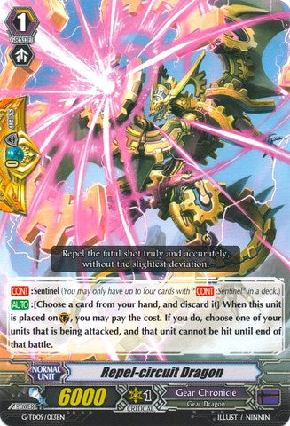 Repel-circuit Dragon (G-TD09/013EN) [True Zodiac Time Beasts] | Total Play