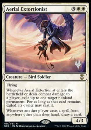 Aerial Extortionist (Promo Pack) [Streets of New Capenna Commander Promos] | Total Play