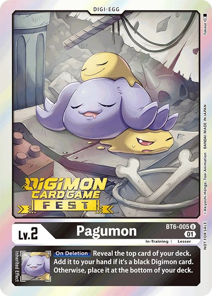 Pagumon [BT6-005] (Digimon Card Game Fest 2022) [Double Diamond Promos] | Total Play