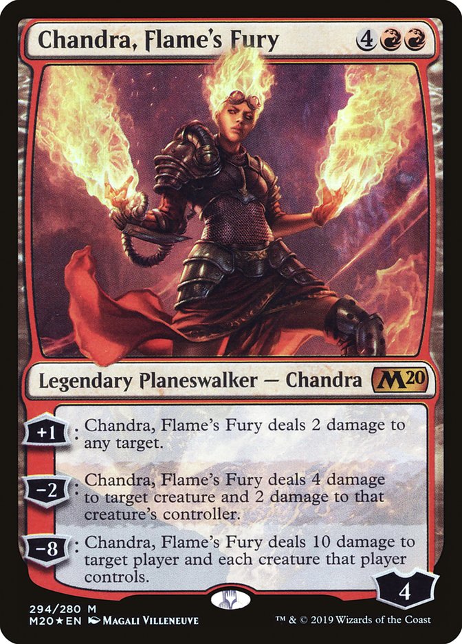 Chandra, Flame's Fury [Core Set 2020] | Total Play