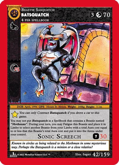 Batsquatch [Cryptid Nation: First Edition] | Total Play