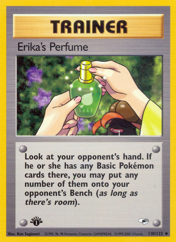 Erika's Perfume (110/132) [Gym Heroes 1st Edition] | Total Play