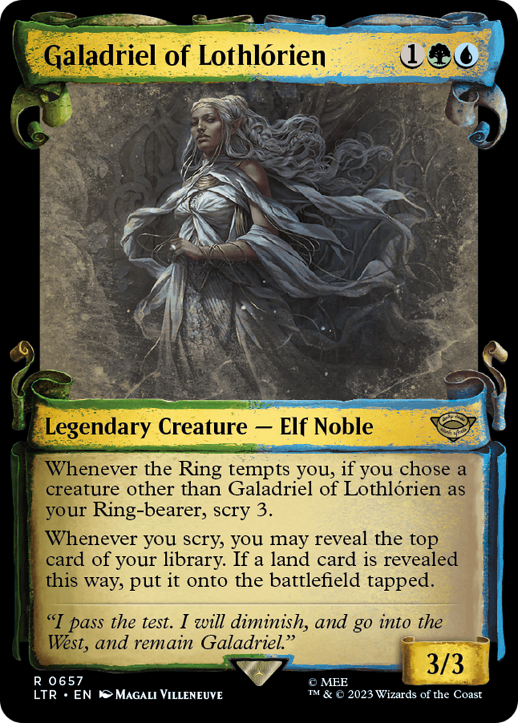 Galadriel of Lothlorien [The Lord of the Rings: Tales of Middle-Earth Showcase Scrolls] | Total Play