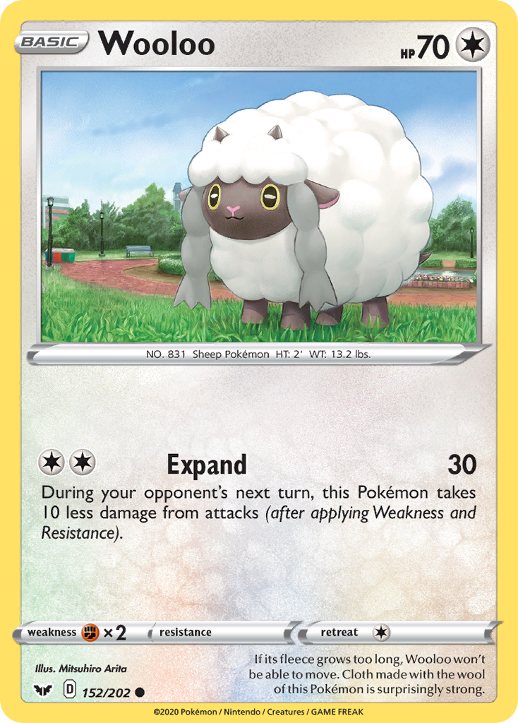 Wooloo (152/202) [Sword & Shield: Base Set] | Total Play