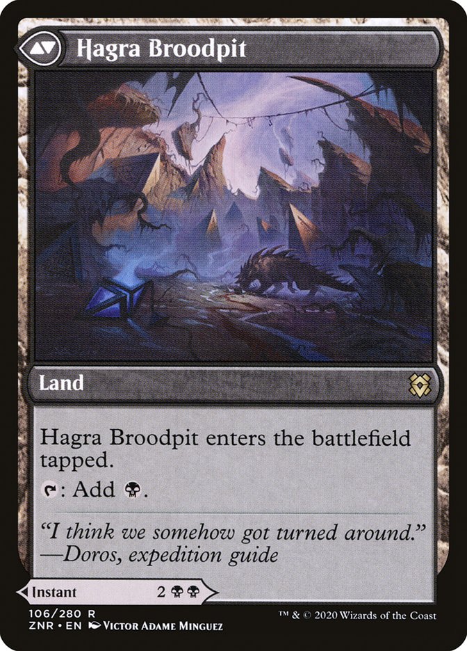 Hagra Mauling // Hagra Broodpit [Zendikar Rising] | Total Play