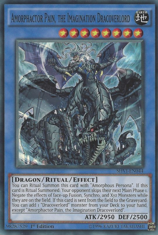 Amorphactor Pain, the Imagination Dracoverlord [SHVI-EN044] Super Rare | Total Play