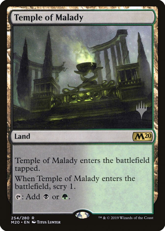 Temple of Malady (Promo Pack) [Core Set 2020 Promos] | Total Play