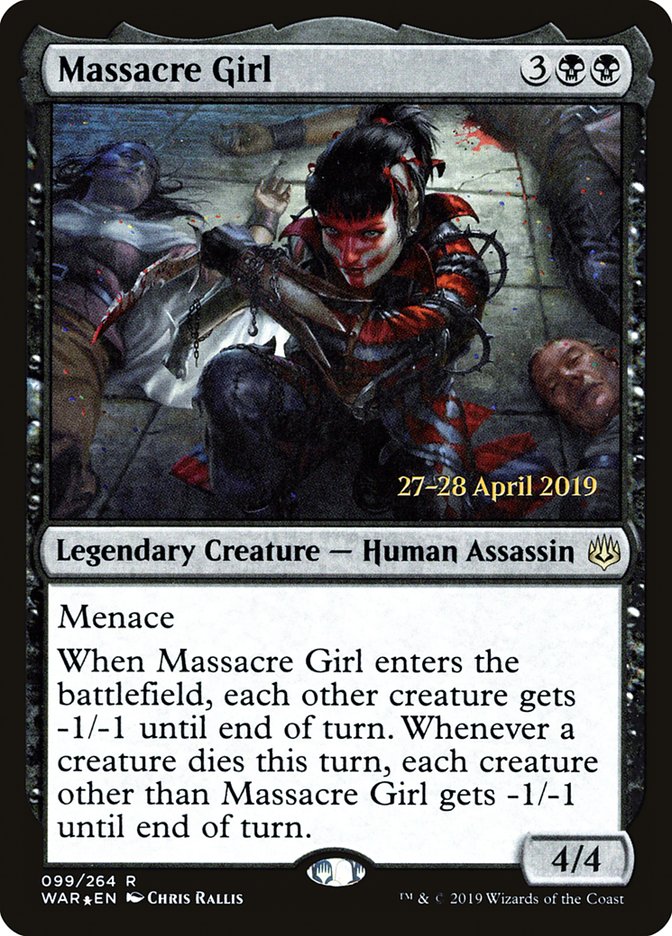 Massacre Girl [War of the Spark Prerelease Promos] | Total Play
