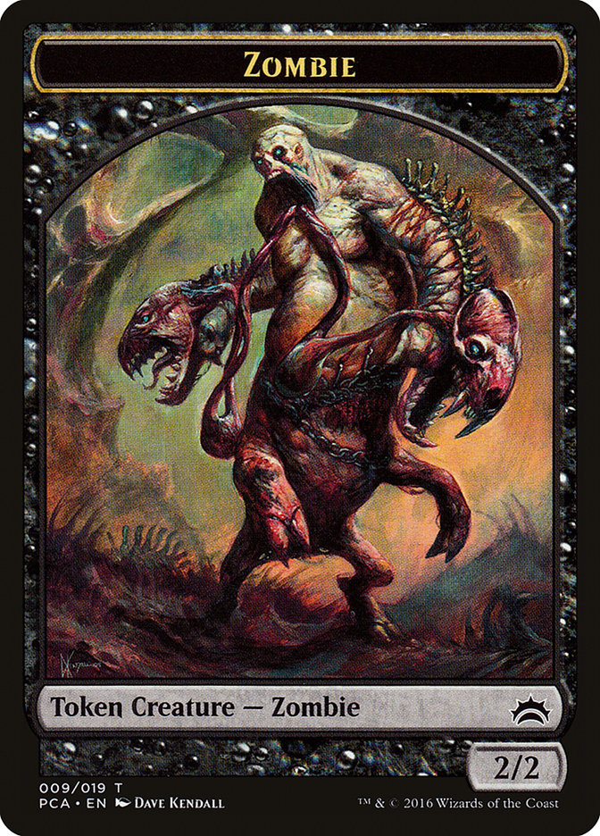 Zombie // Hellion Double-Sided Token [Planechase Anthology Tokens] | Total Play