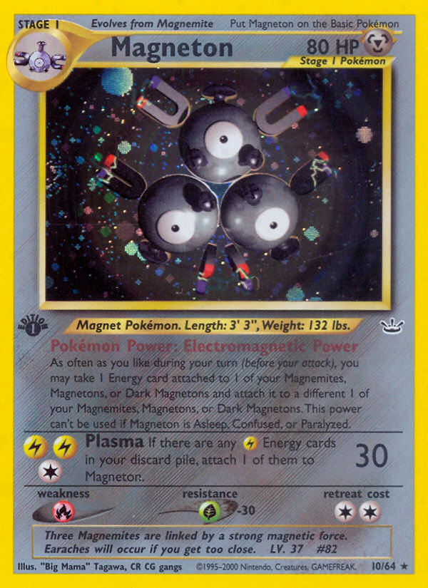 Magneton (10/64) [Neo Revelation 1st Edition] | Total Play