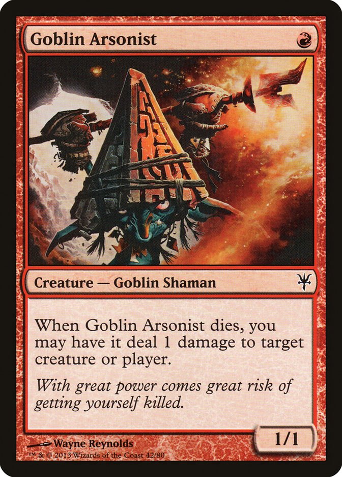 Goblin Arsonist [Duel Decks: Sorin vs. Tibalt] | Total Play