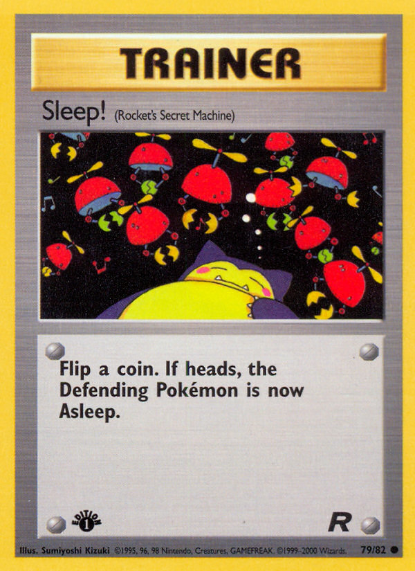 Sleep! (79/82) [Team Rocket 1st Edition] | Total Play