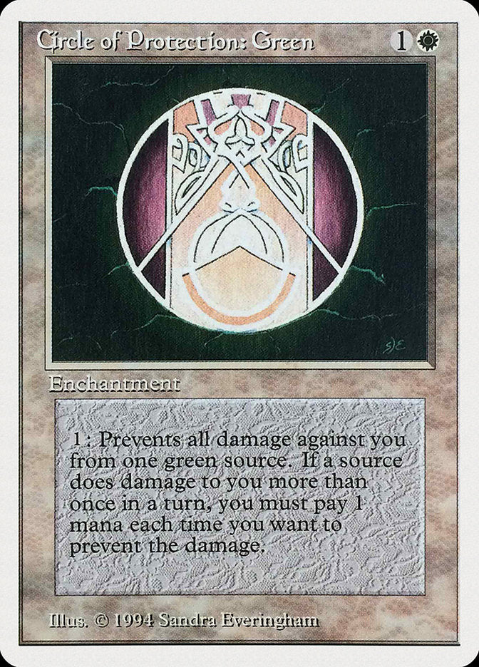 Circle of Protection: Green [Summer Magic / Edgar] | Total Play