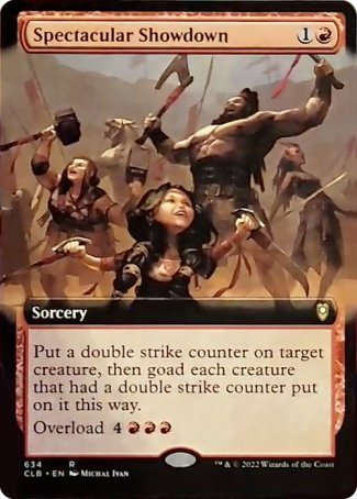 Spectacular Showdown (Extended Art) [Commander Legends: Battle for Baldur's Gate] | Total Play