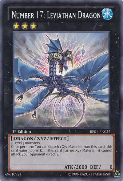 Number 17: Leviathan Dragon [BP01-EN027] Rare | Total Play