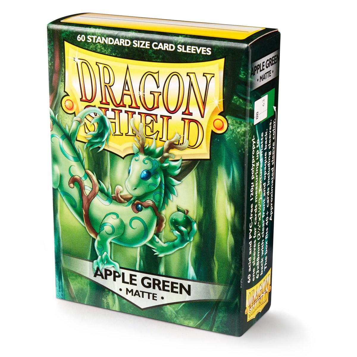 Dragon Shield: Standard 60ct Sleeves - Apple Green (Matte) | Total Play