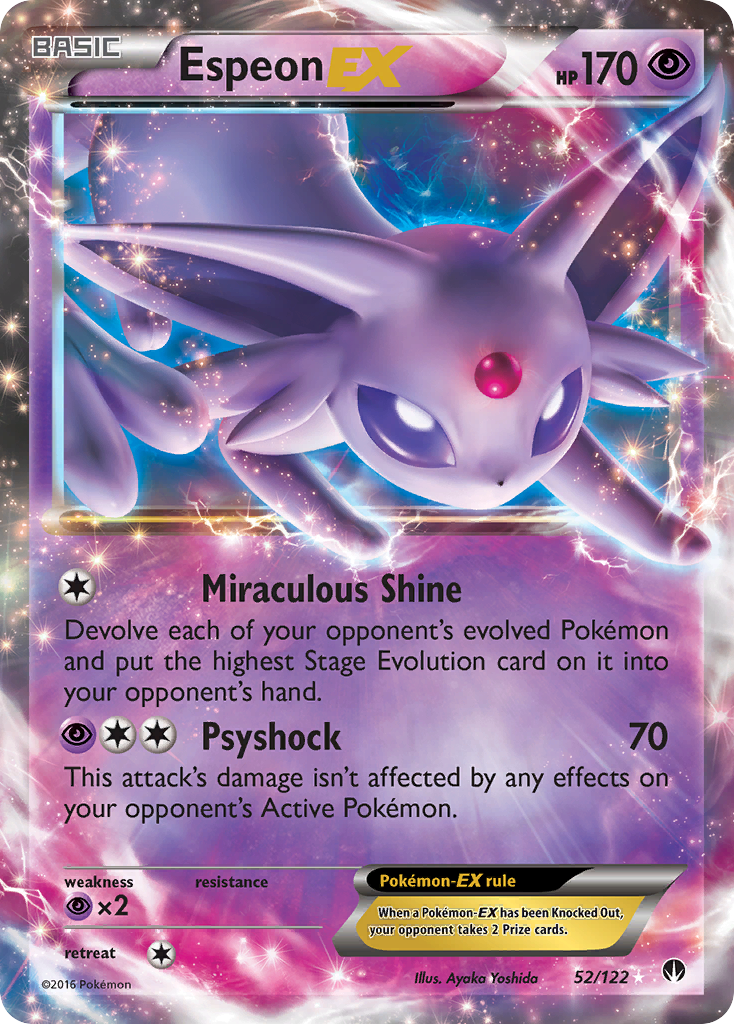 Espeon EX (52/122) [XY: BREAKpoint] | Total Play