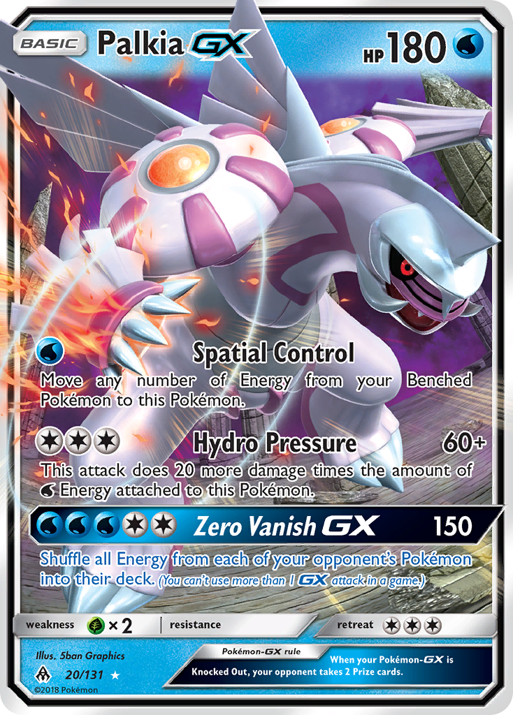 Palkia GX (20/131) [Sun & Moon: Forbidden Light] | Total Play