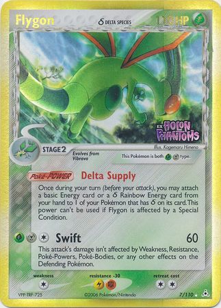 Flygon (7/110) (Delta Species) (Stamped) [EX: Holon Phantoms] | Total Play