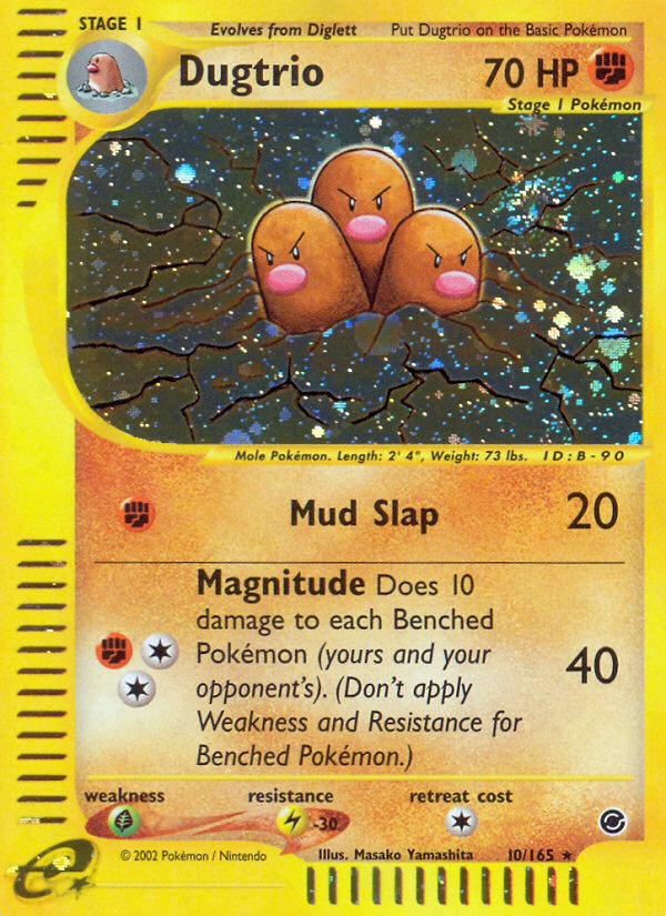 Dugtrio (10/165) [Expedition: Base Set] | Total Play